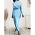 'Zosia' Ruched Turtleneck Dress - Celes Fashion